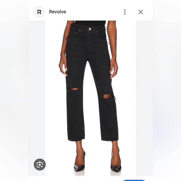 Agolde 90s crop in Bauhaus - Picture 1 of 8